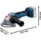 Акумуляторна кутова шліфмашина Bosch GWS 18V-11 S Professional з акб GBA 18V 5 Ah та з/п GAL 1880 CV, в L-BOXX 136 (06019N4003)