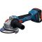 Акумуляторна кутова шліфмашина Bosch GWS 18V-8 Professional з 2 акб GBA 18V 4 Ah та з/п GAL 18V-40, в кейсі (06019N9020)