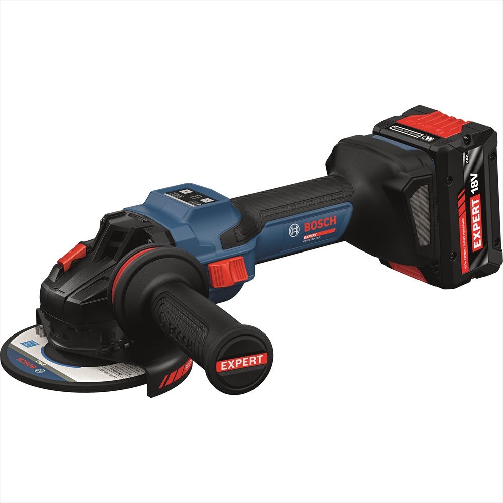 Акумуляторна кутова шліфувальна машина Bosch EXPERT EXWS18V-15S (solo; L; 125mm) (06019M6001)