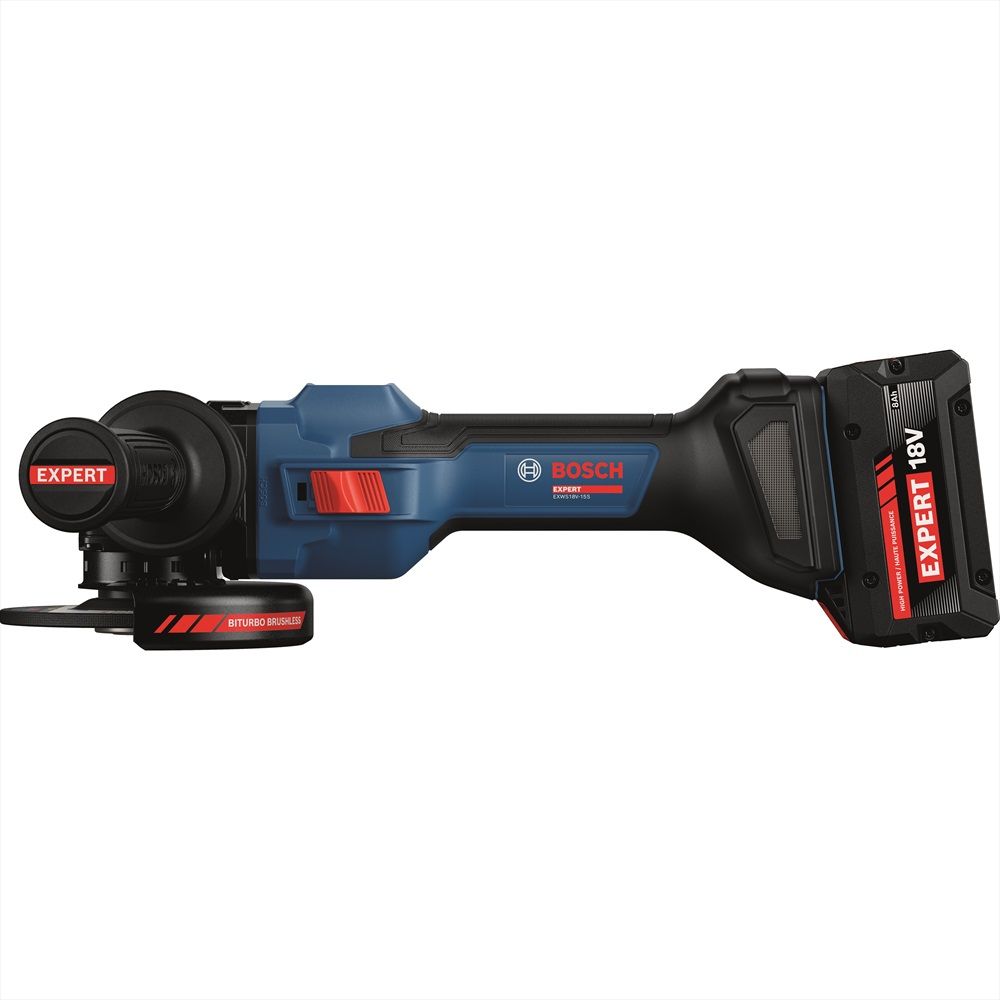 Акумуляторна кутова шліфувальна машина Bosch EXPERT EXWS18V-15S (solo; L; 125mm) (06019M6001)
