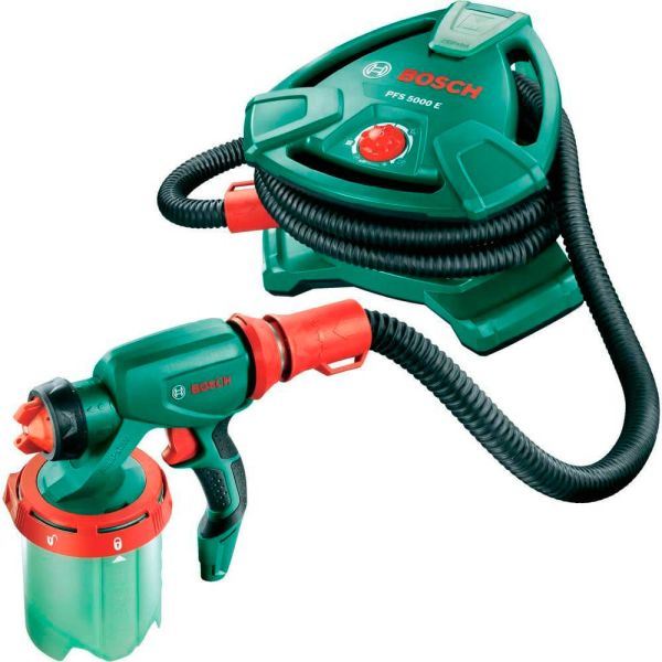 Фарборозпилювач електричний Bosch PFS 5000 E з додатковим контейнером та мішалкою (0603207202)