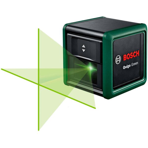Лазерний нівелір Bosch Quigo Green зі штативом і батарейками (0603663C04)