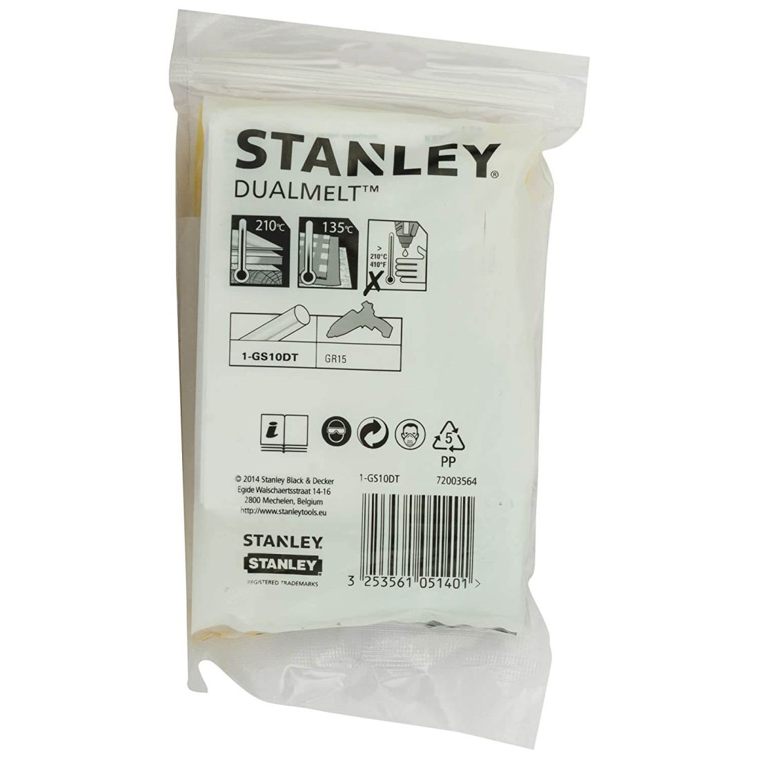Термоклей DualTemp діаметром 7 мм, двутемпературний для клейового пістолета STANLEY 1-GS10DT