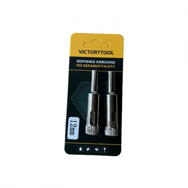 Коронка алмазна VICTORYTOOL 14мм 2шт (V014-2)
