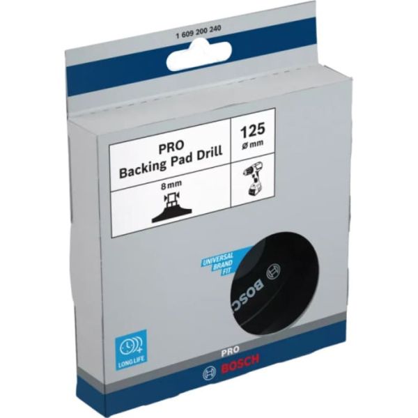 Опорна тарілка Bosch PRO Backing Pad 125 мм, 8 мм (1609200240)