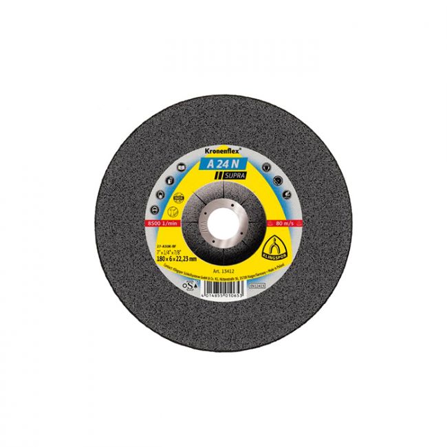 Зачистной круг Kronenflex Klingspor SUPRA A46N 125X6X22,23 (2226)