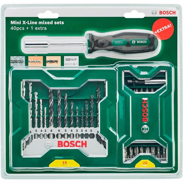 Набір приладдя Bosch Mini-X-Line, 41 шт (2607017655)