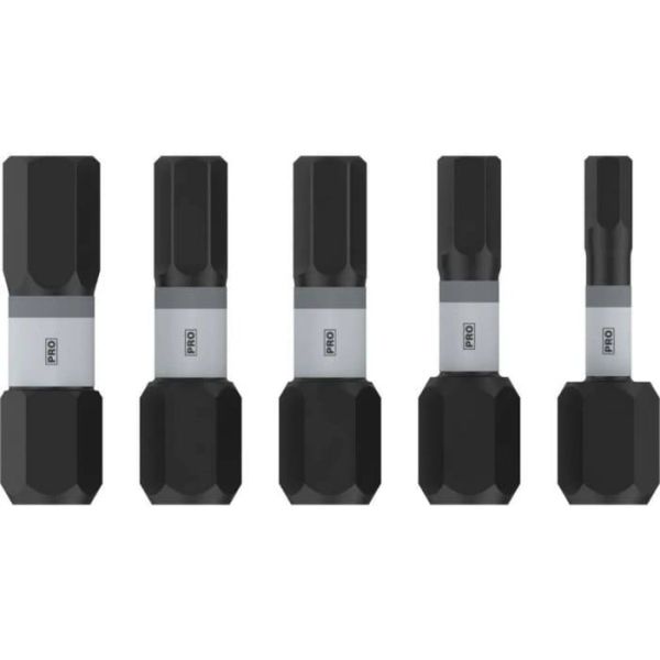 Набір ударних біт Bosch PRO Impact H 25 мм, 5 шт (2608521U59)