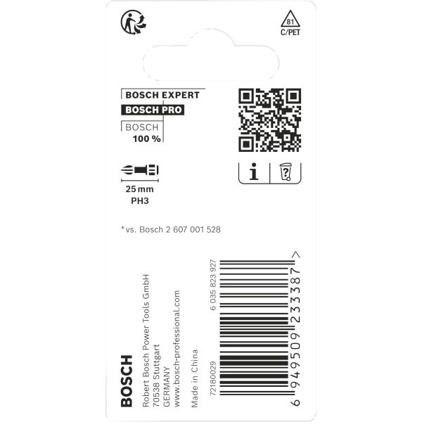 Біти Bosch Pro Phillips Impact PH3, 25 мм, 2 шт (2608522469)