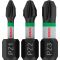 Набір біт Bosch Pro Pozidriv Impact Set PZ1/2/3, 25 мм, 3 шт (2608522471)