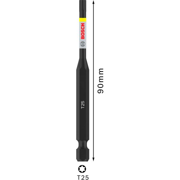 Біта Bosch Pro Torx Impact T25, 90 мм (2608522536)