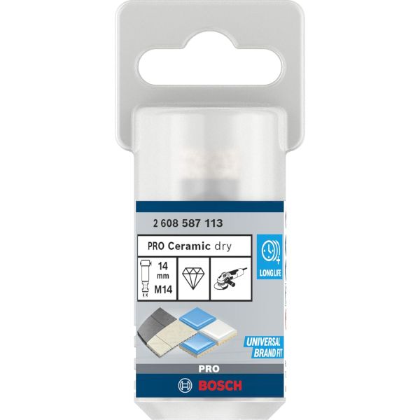 Алмазне свердло Bosch PRO Ceramic dry 14x30xM14 (2608587113)