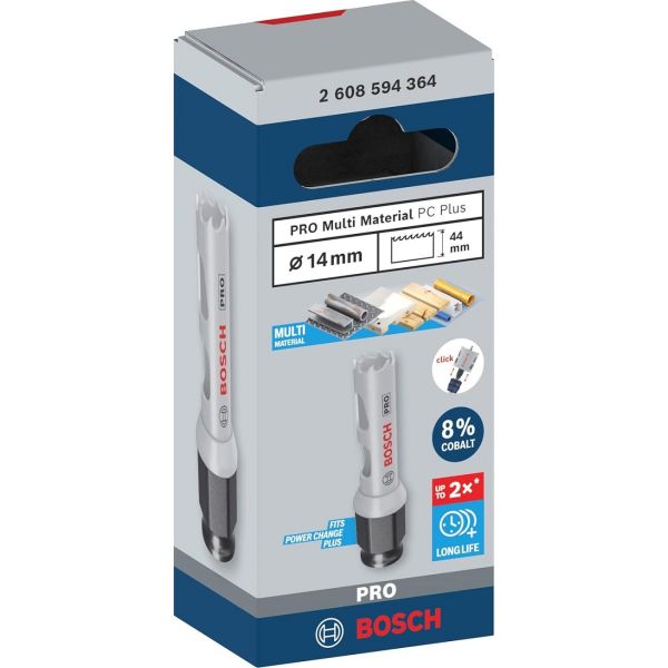 Коронка універсальна Bosch PRO Multi Material PC Plus, 14x44 мм (2608594364)