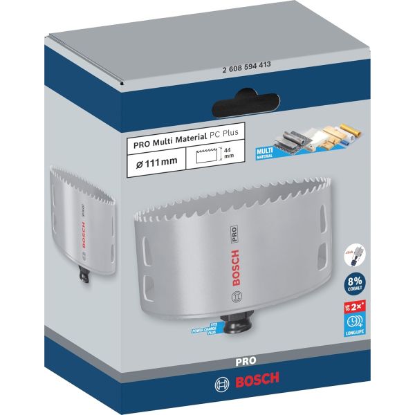 Коронка універсальна Bosch PRO Multi Material PC Plus 111 мм (2608594413)