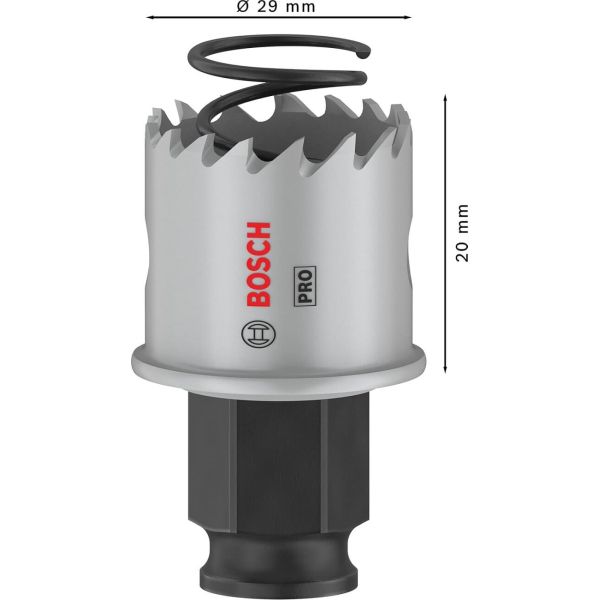 Коронка по металу Bosch PRO Sheet Metal PC Plus, 29x20 мм (2608594445)