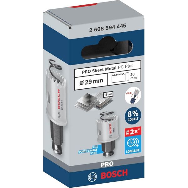 Коронка по металу Bosch PRO Sheet Metal PC Plus, 29x20 мм (2608594445)