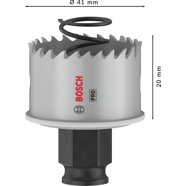 Коронка по металу Bosch PRO Sheet Metal PC Plus, 41x20 мм (2608594452)