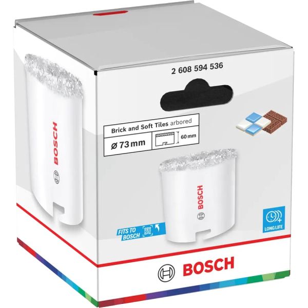 Коронка Bosch Brick and Soft Tile arbored, 73х60 мм (2608594536)