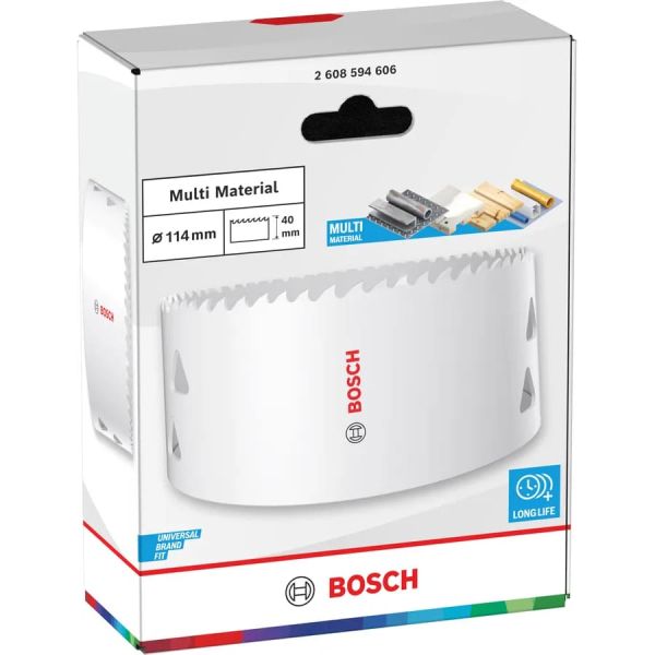 Коронка Bosch Multi Material Threaded 114х40 мм (2608594606)