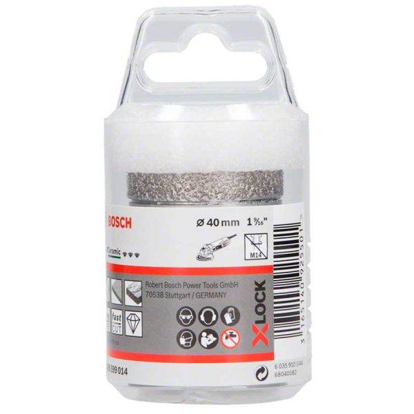 Алмазна коронка Bosch X-Lock Dry Speed Best for Ceramic, 40x35 мм (2608599014)