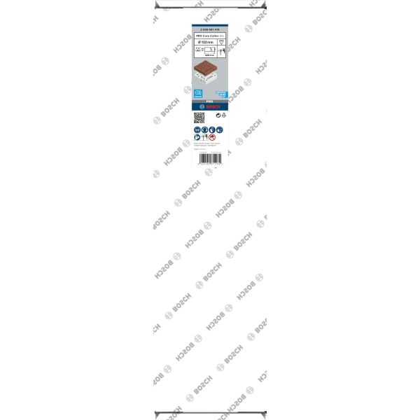 Алмазна коронка для сухого свердління Bosch PRO Core Cutter 1 1/4" UNC, 122x400 мм (2608601410)