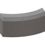 Змінні алмазні сегменти для коронки Bosch PRO Core Cutter wet, 42x10 мм, 1 1/4 UNC, 4 шт (2608601747)