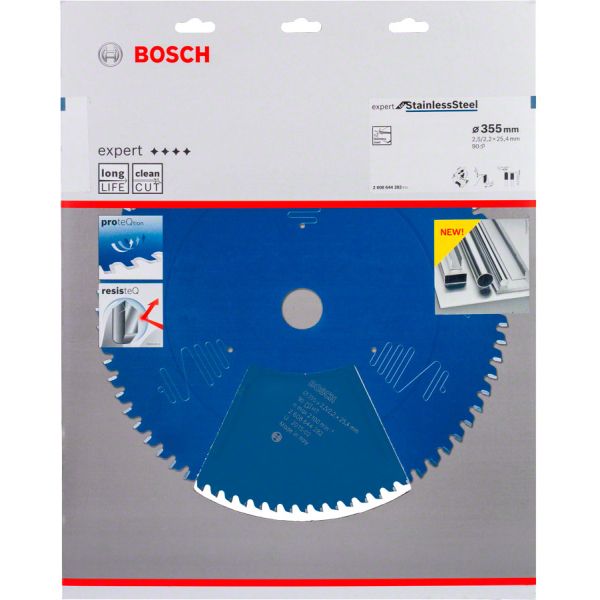 Пиляльний диск Bosch Expert for Stainless Steel 355x25.4x2.2/2.5 мм 90 зубців (2608644282)