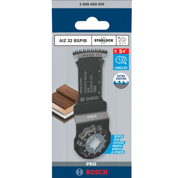 Занурювальне пиляльне полотно Bosch PRO AIZ 32 BSPIB 32x50 мм (2608669070)