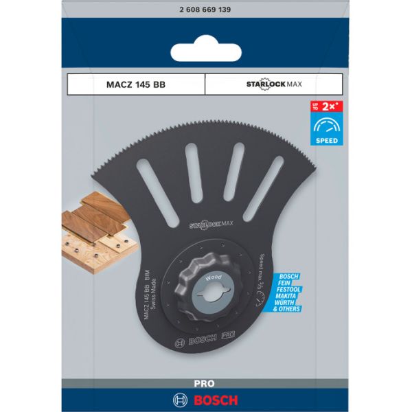 Занурювальне пиляльне полотно Bosch PRO MACZ 145 BB 100х50 мм (2608669139)