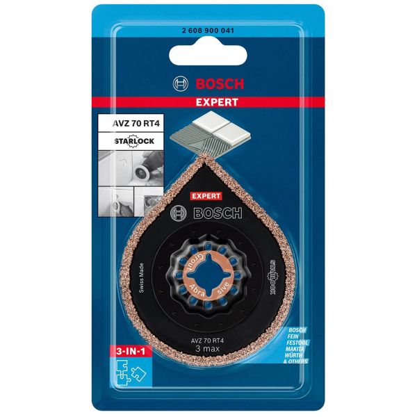 Шліфувальна насадка Bosch Expert 3 max AVZ 70 RT4 70 мм (2608900041)