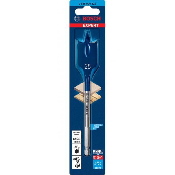 Свердло перове Bosch Expert Self Cut Speed, 25х100х152 мм (2608900322)