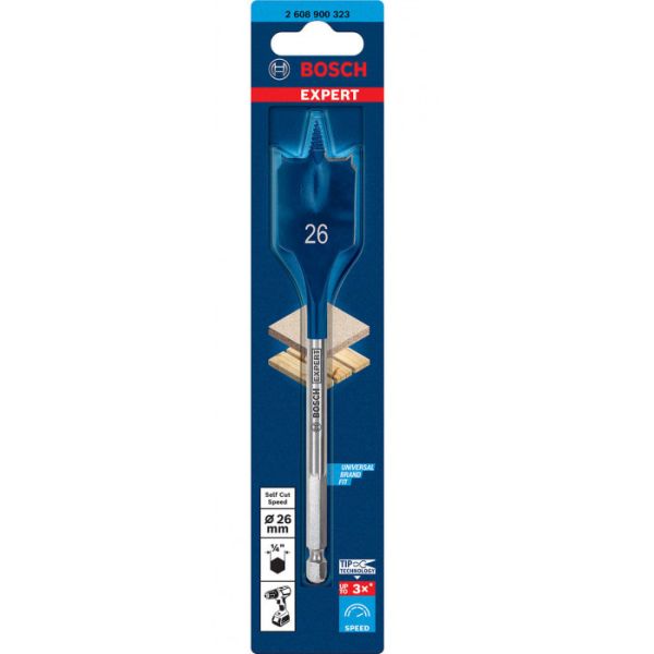 Свердло перове Bosch Expert Self Cut Speed, 26х100х152 мм (2608900323)