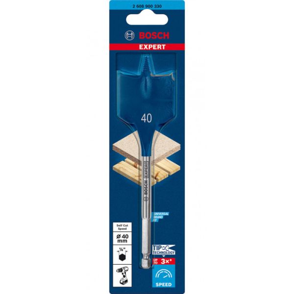 Свердло перове Bosch Expert Self Cut Speed Spade 40х100х152 мм (2608900330)