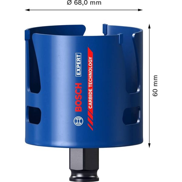 Коронка Bosch Expert Construction Material, 68x60 мм (2608900470)