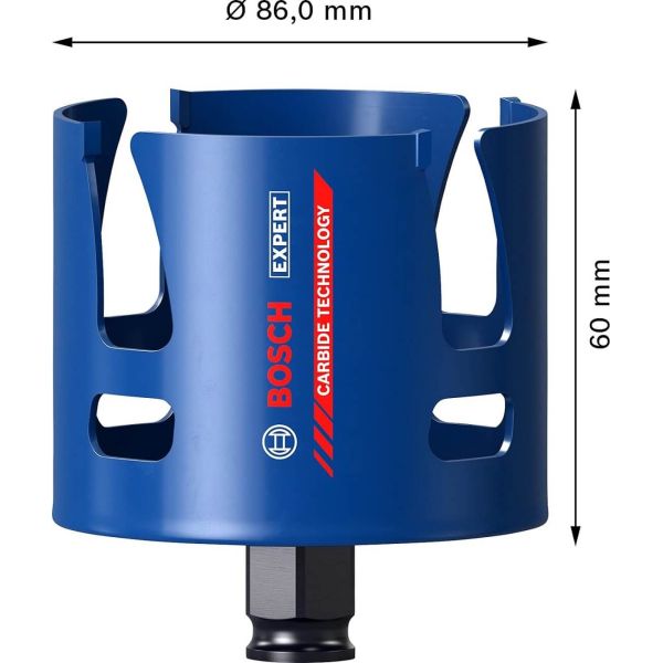 Коронка Bosch Expert Construction Material, 86x60 мм (2608900477)