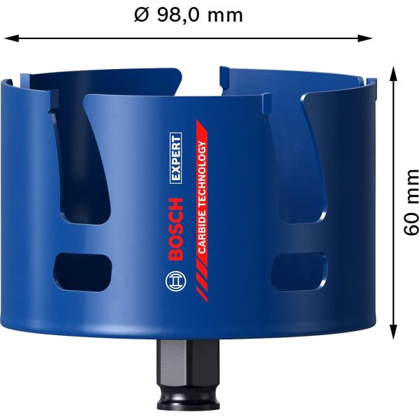 Коронка Bosch Expert Construction Material, 98x60 мм (2608900479)