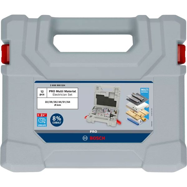 Набір коронок Bosch PRO Multi Material, 12 шт (2608900524)