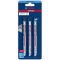 Пиляльне полотно Bosch Expert Fiber Plaster T341HM по гіпсокартону, 4.3x132 мм, 3 шт (2608900564)
