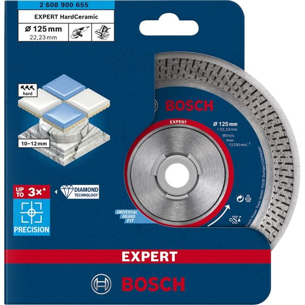 Алмазний диск відрізний Bosch Expert HardCeramic 125x1.4x22.23 мм (2608900655)