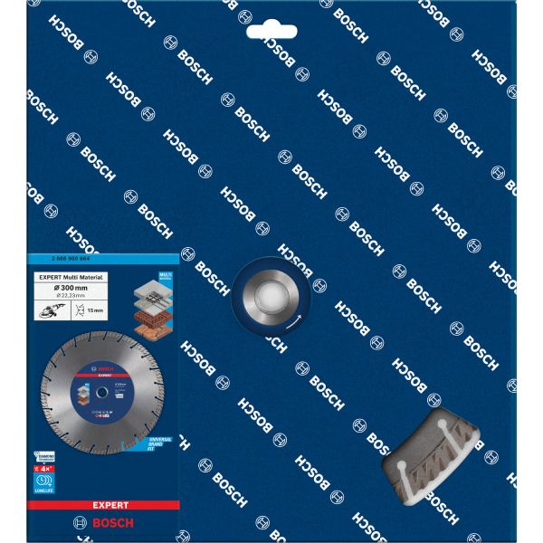 Алмазний відрізний диск Bosch Expert MultiMaterial, 300x2.8х22.23 мм (2608900664)