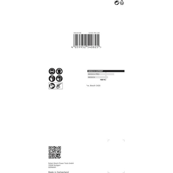 Шліфувальна сітка Bosch Expert M480 Net 93x186 мм P100, 10 шт (2608900744)
