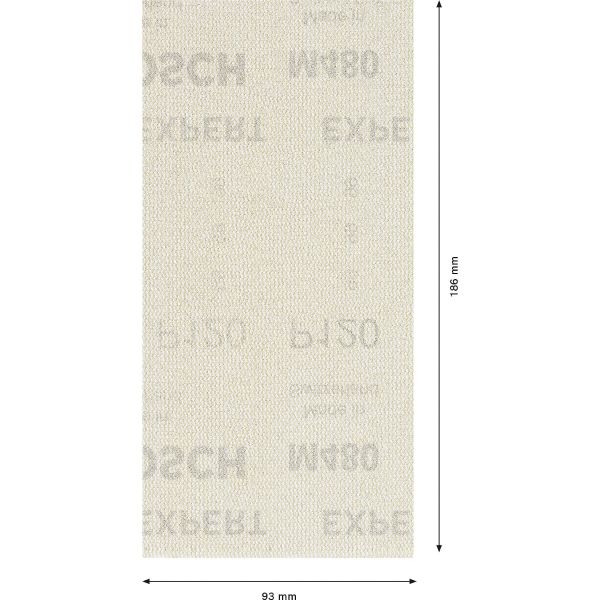 Шліфлист Bosch Expert M480 93x186 мм, G 120, 50 шт (2608900754)