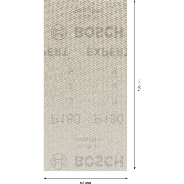 Шліфлист Bosch Expert M480 93x186 мм, G 180, 50 шт (2608900756)