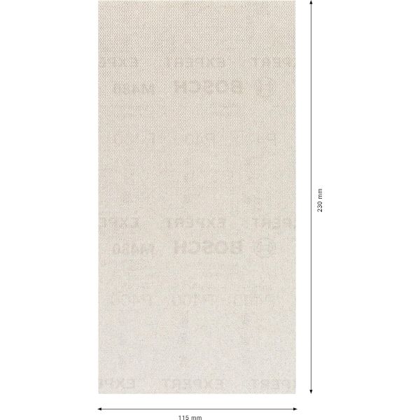 Шліфувальна сітка Bosch Expert M480 Net 115х230 мм P100, 10 шт (2608900762)