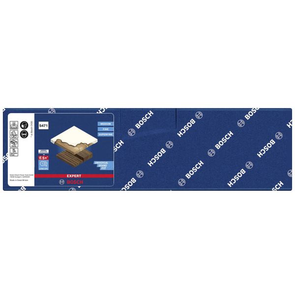 Шліфувальна губка Bosch Expert S471 Standard 69x97x26 мм, дуже дрібна (2608901180)