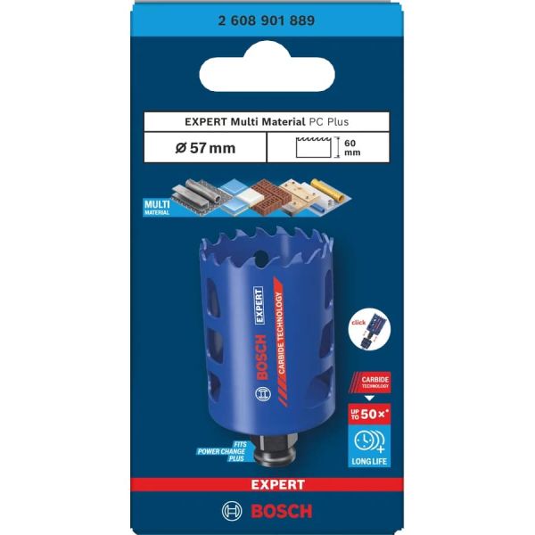 Коронка Bosch Expert Multi Material Power Change Plus Hole Saw 57х60 мм (2608901889)