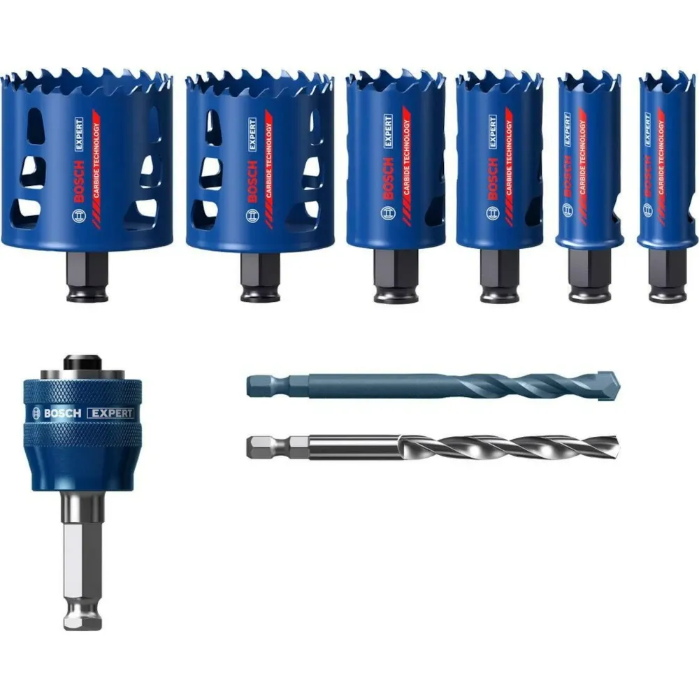 Набір коронок Bosch EXPERT Tough Material (22 - 68 мм / 9 шт) (2608901906)