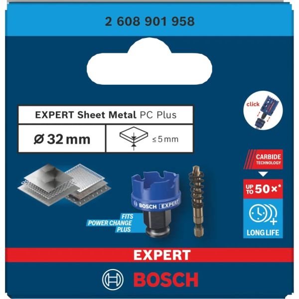 Коронка для листового металу Bosch Expert Sheet Metal PC Plus 32х5 мм (2608901958)