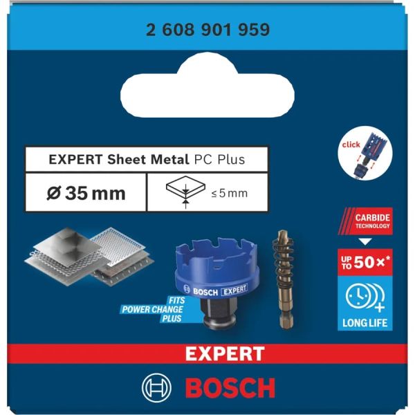 Коронка для листового металу Bosch Expert Sheet Metal PC Plus 35х5 мм (2608901959)