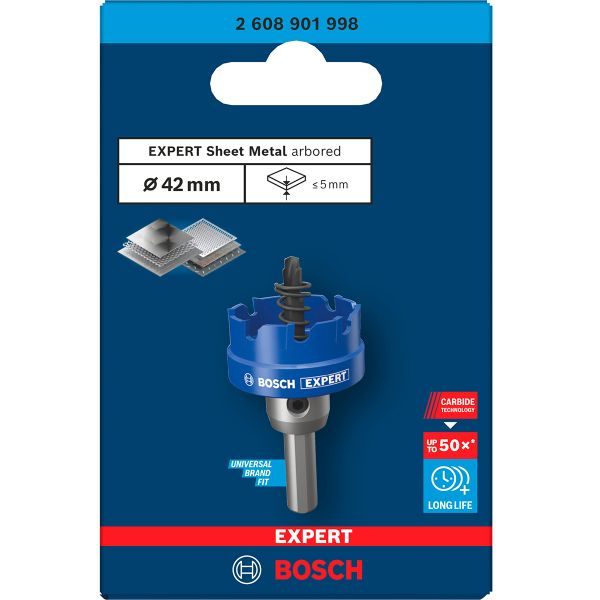 Коронка для листового металу Bosch Expert Sheet Metal 42x5 мм (2608901998)